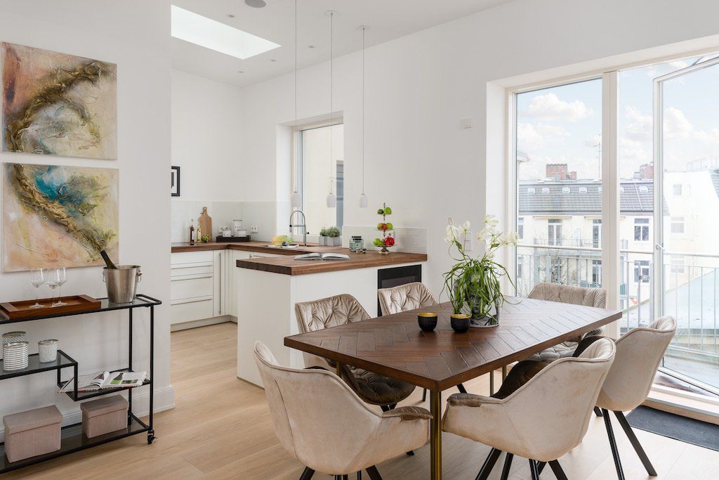 Küche Essbereich nachher - mit einem wohngesicht home staging