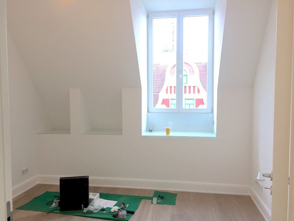 Arbeitszimmer vorher - ohne wohngesicht home staging