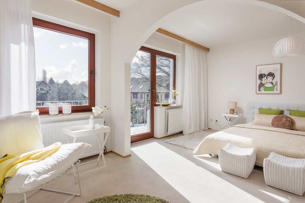 Schlafzimmer nachher - mit einem Wohngesicht Home Staging