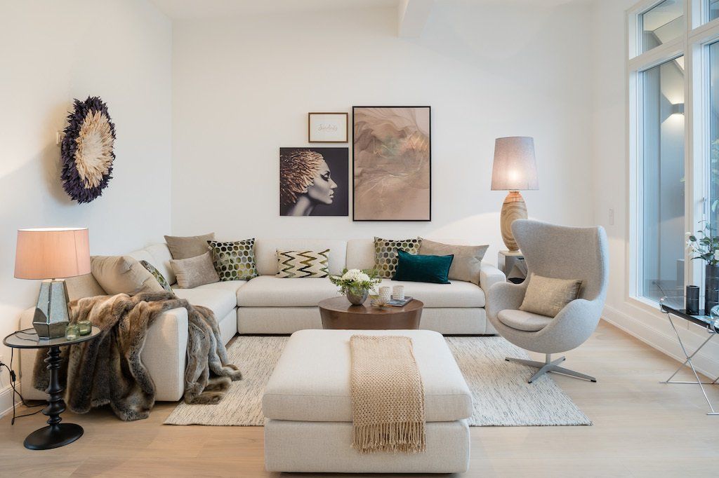 Wohnzimmer Kamin nachher - mit wohngesicht home staging