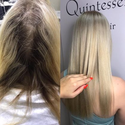 before and after colouring