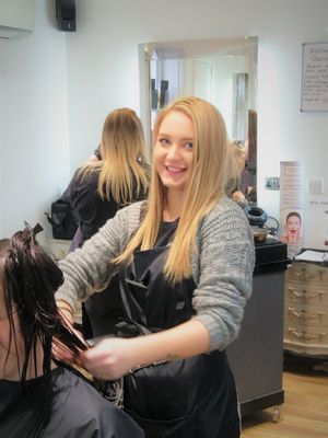 Senior stylist Leah