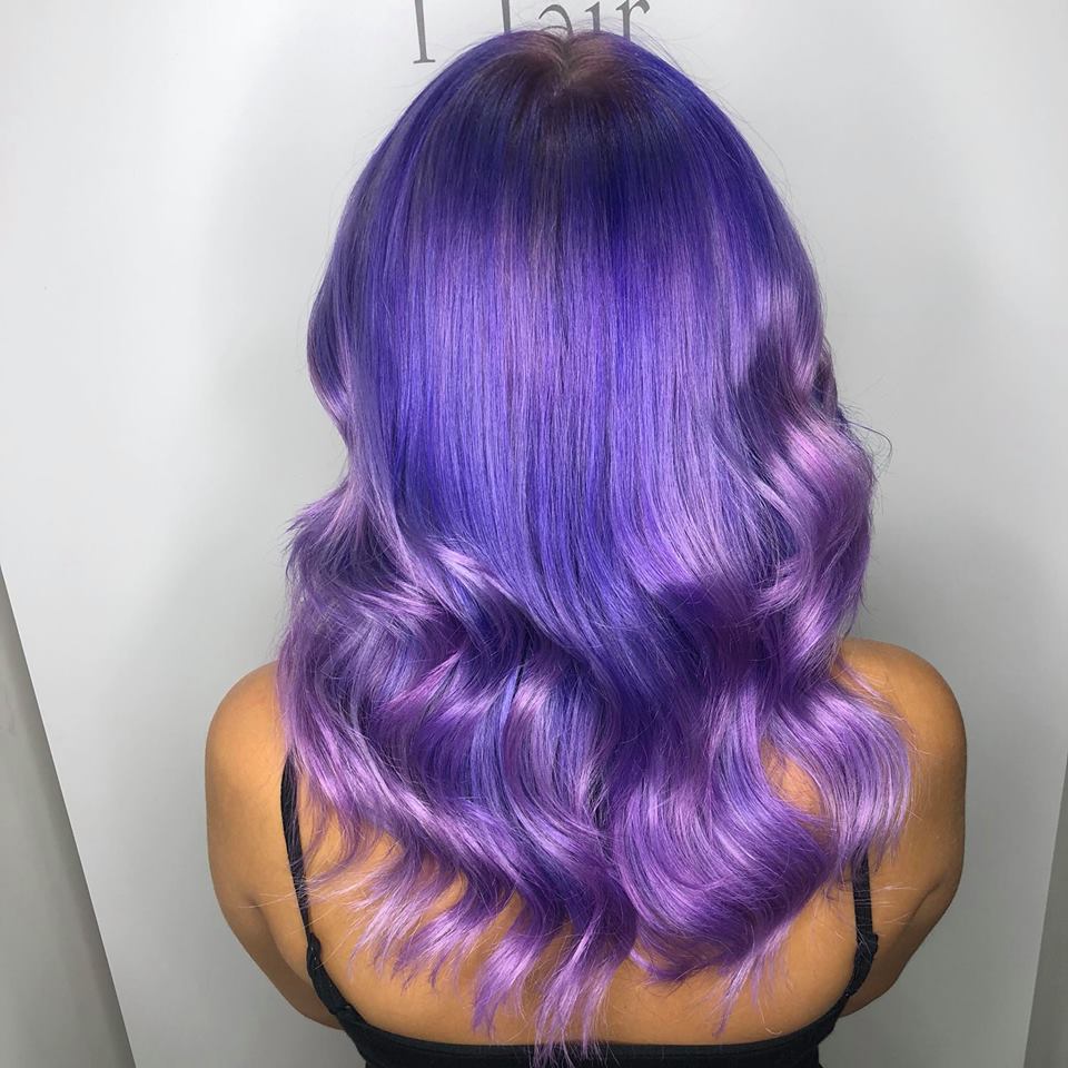 purple hair colour