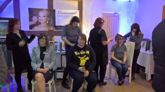 Hair styling team