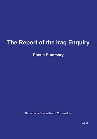 Amy Evans The Report of the Iraq Enquiry — Poetic Summary