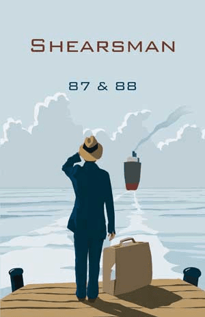 Cover of Shearsman magazine issue 87 and 88