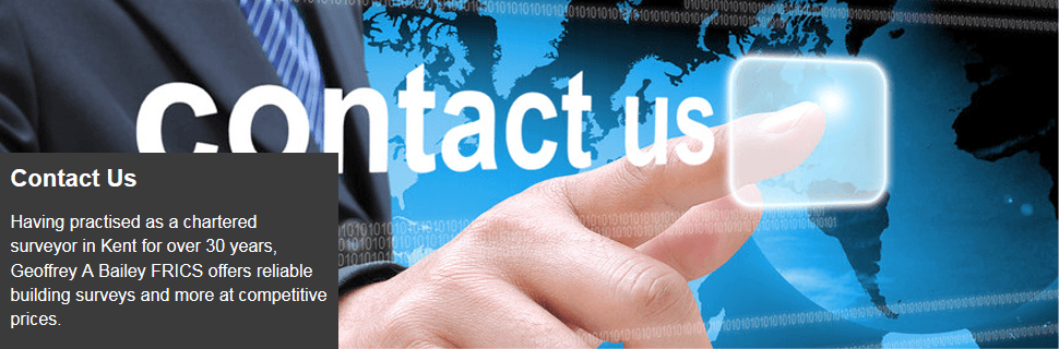 For building surveys and valuations in South Kent call 01227 202 161 or 01795 501 418 Contact Us
