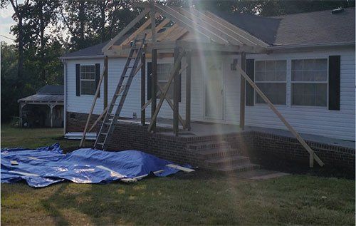 Roof Addition In Progress