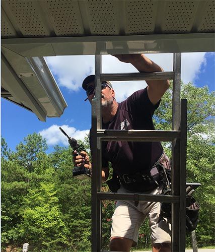 Michael Installing New Gutters