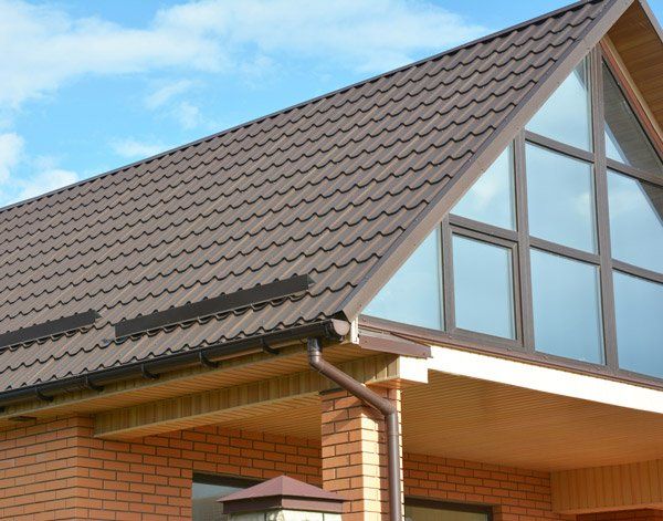 Metal Roofs — Modern House Construction with Metal Roof in Napa, CA
