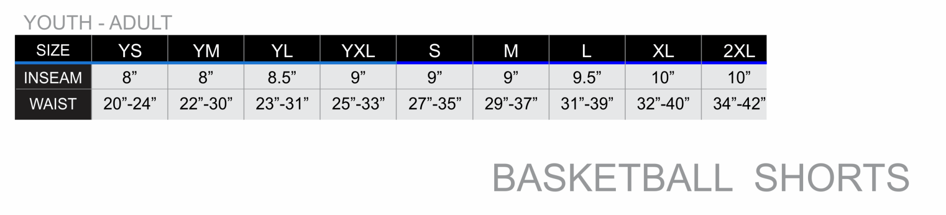 All over print basketball shorts sizing chart zexez