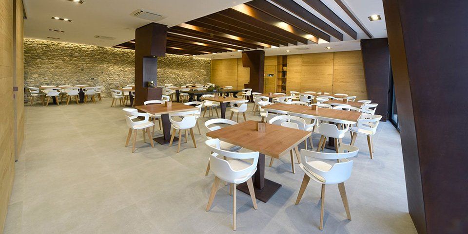 Innenbereich des Restaurants Borgotufi