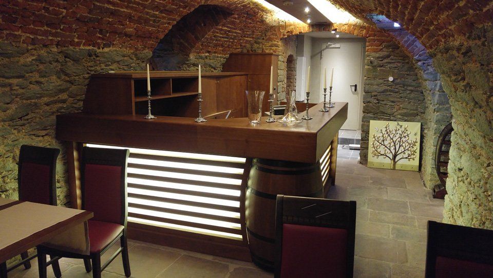 Theke des Restaurants La Strada