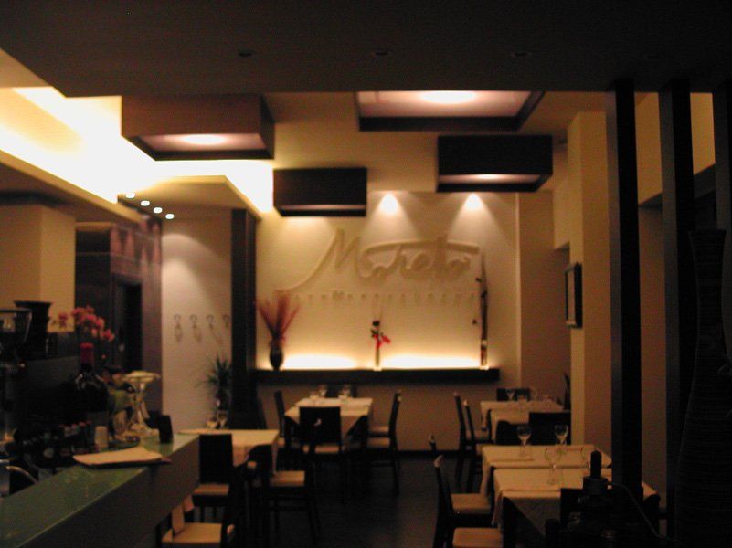 Designmöbel im Moretto cafe
