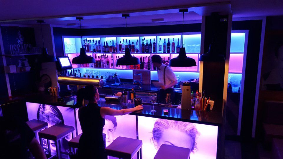 Bar Beleuchtung im Bar Oscars