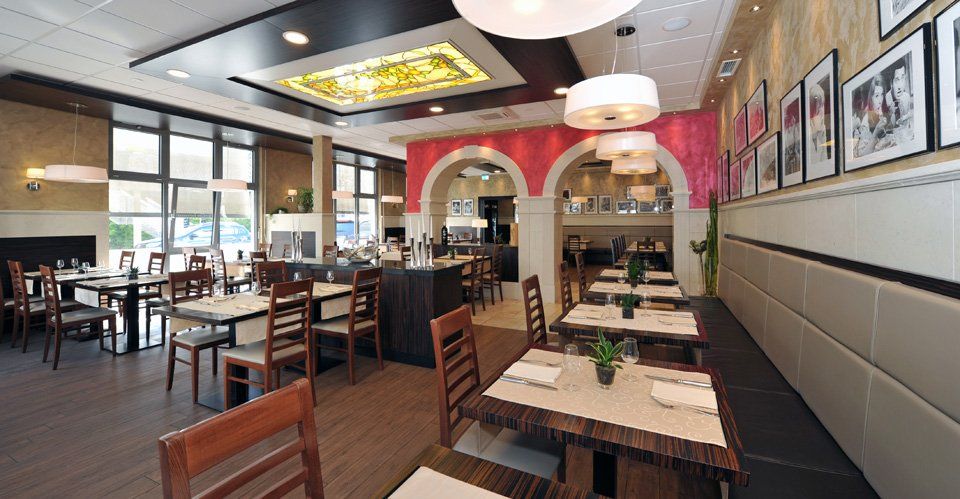 Particolare dell'interno del Ristorante Piazza Grande