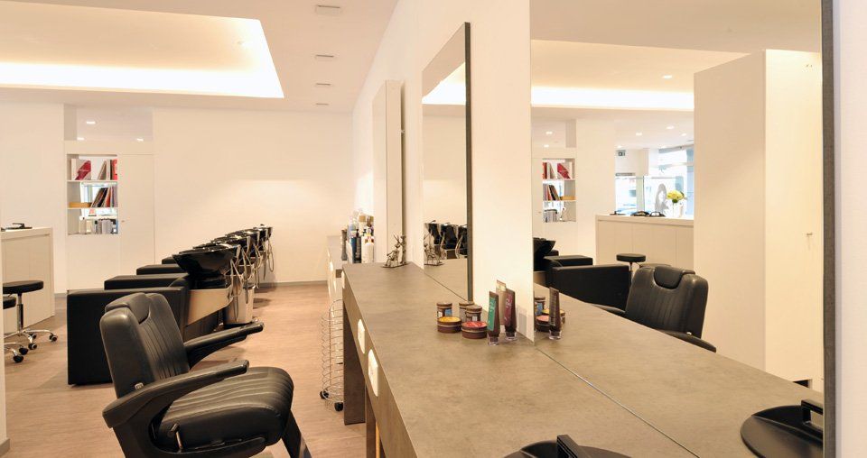 Friseursalon mit Haartrockner