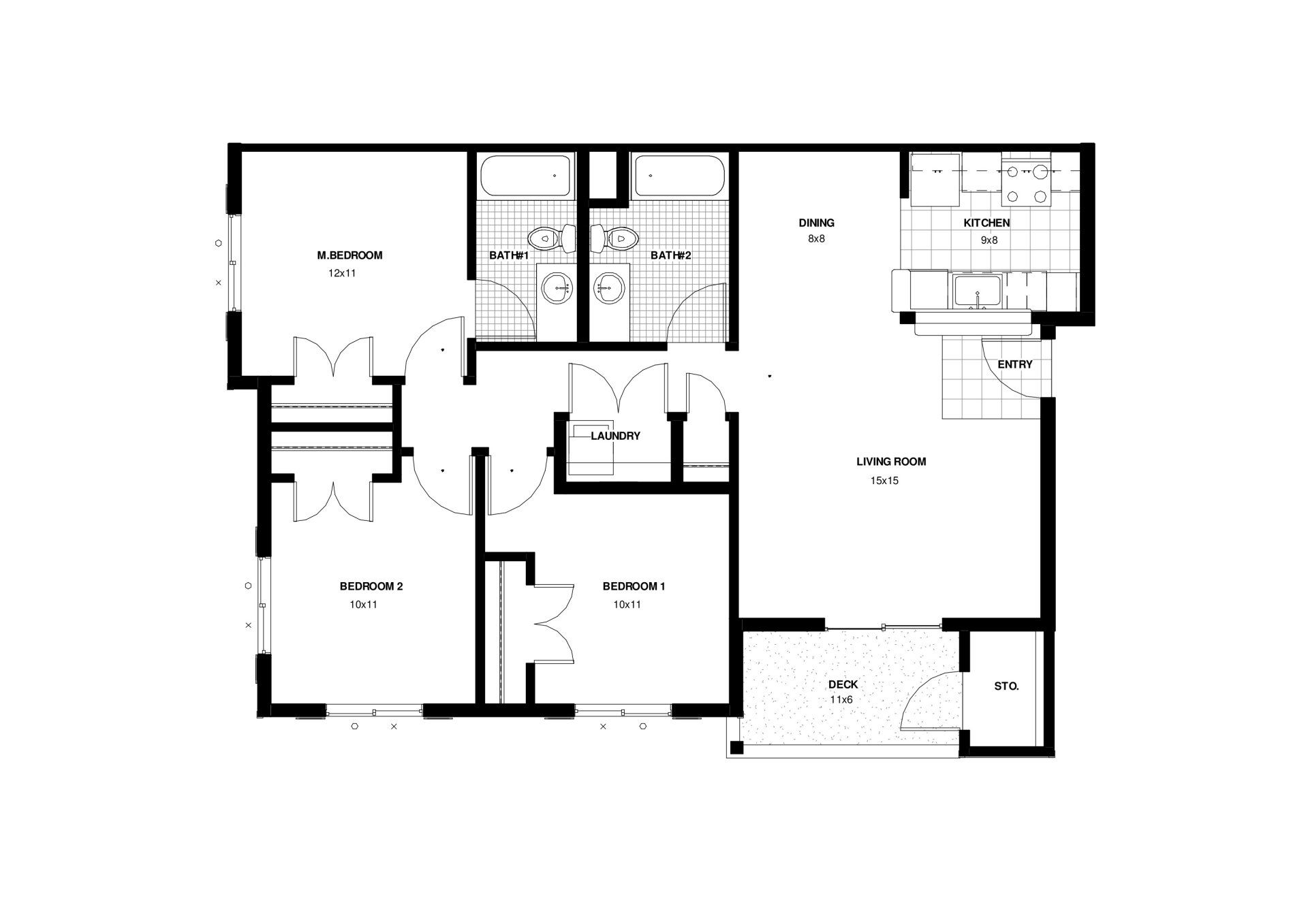 Oak Floor Plan