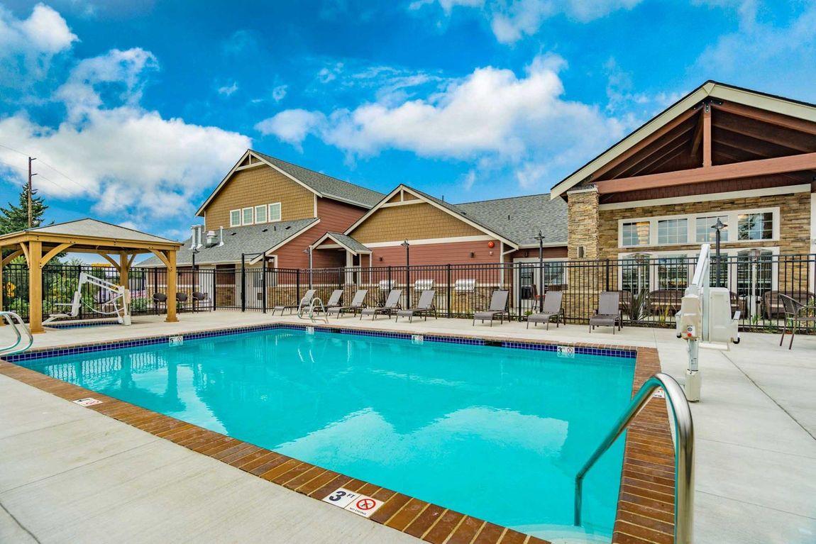 Pool with pool chairs