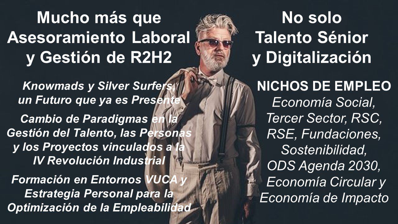Acceder a Talento Sénior, Digitalización y Formación en nuevos nichos de mercado. Formación en entornos VUCA. Personal Brandin y Estrategia Personal para la Mejora de la Empleabilidad.