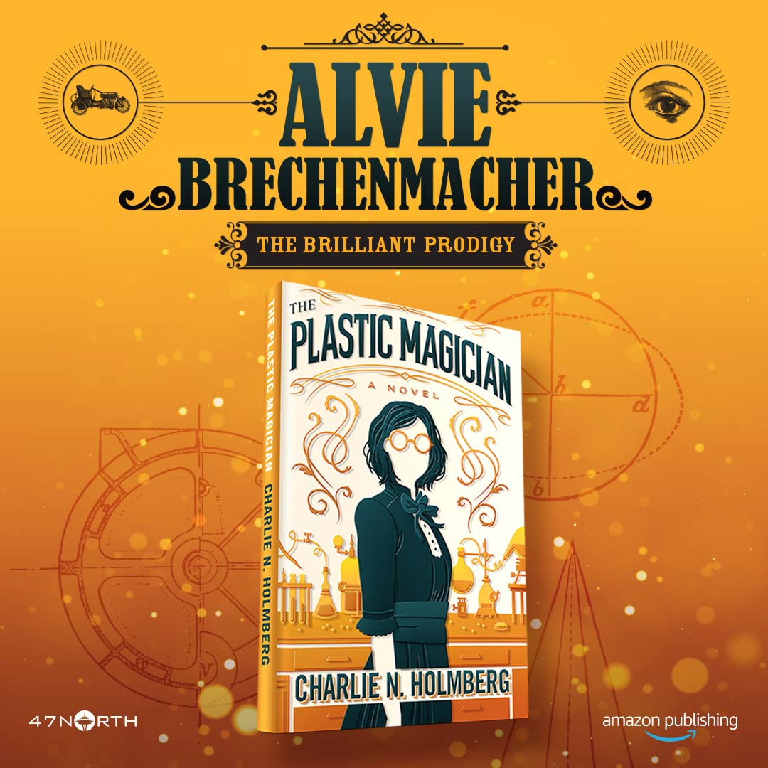 A poster for the plastic magician by alvie brechenmacher