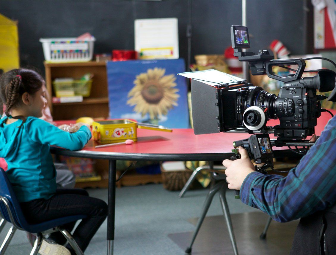 Spin Creative video production shoot behind the scenes for Treehouse for Kids