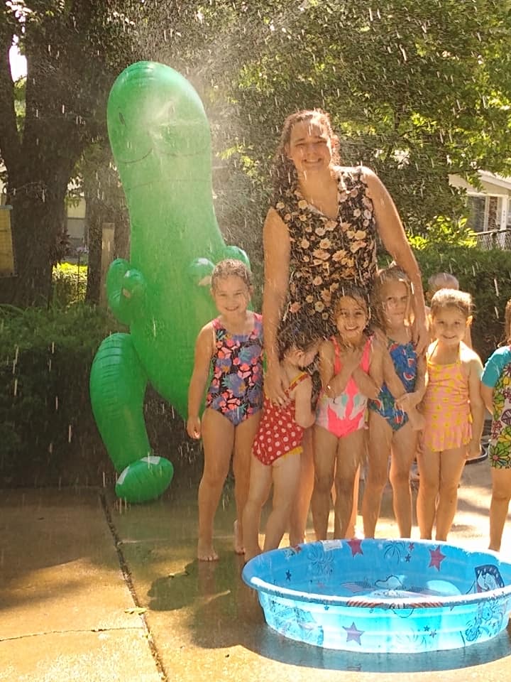 The Girls With There Teacher — St. Louis, MO — Sappington Child Care Center & Summer Day Camp