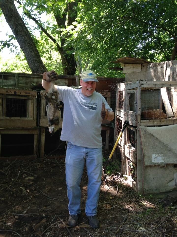 Old Man Holding Dead Animal – Dallas, TX – Artstillery