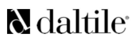 Daltile logo: black square with white stylized 