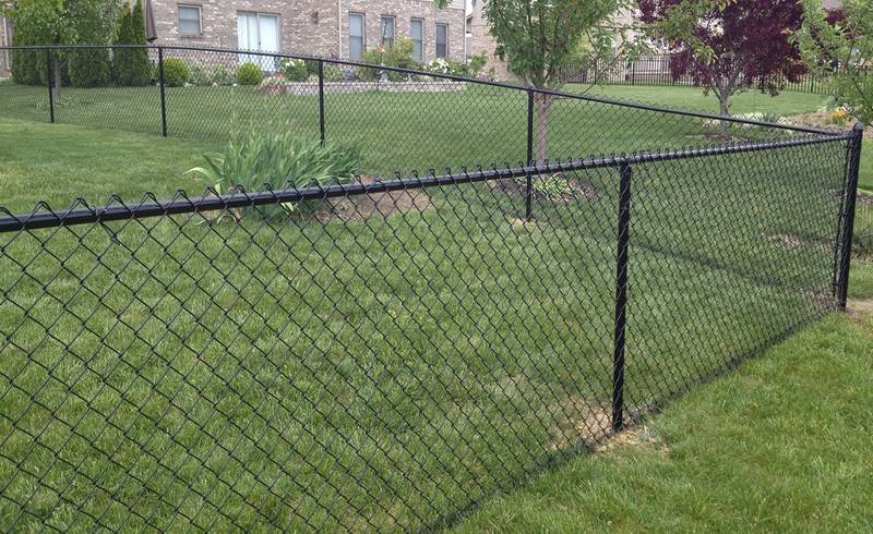 Black Chain Link Fence — Wilmington, NC — J & J Fence