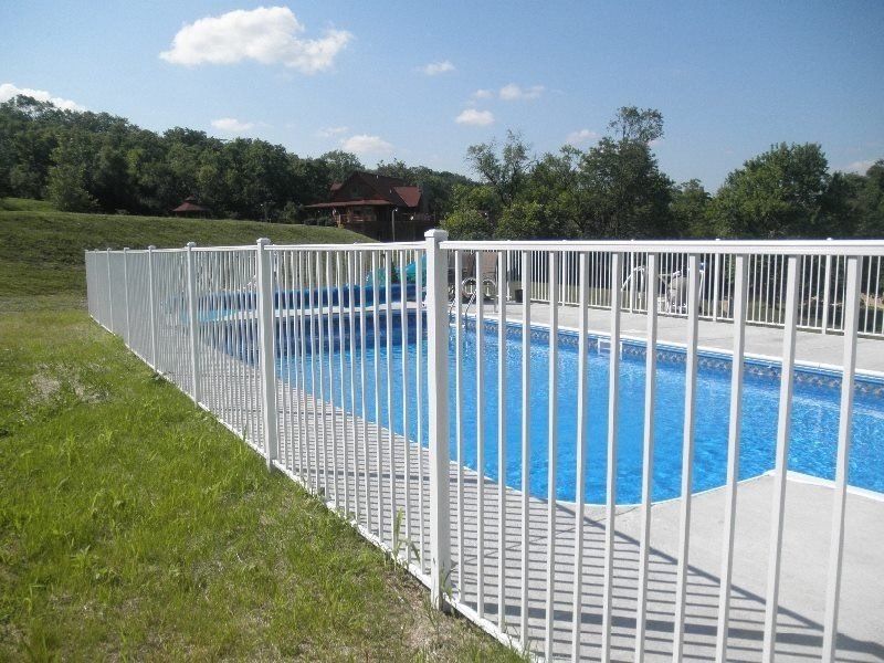White Pool Fence — Wilmington, NC — J & J Fence
