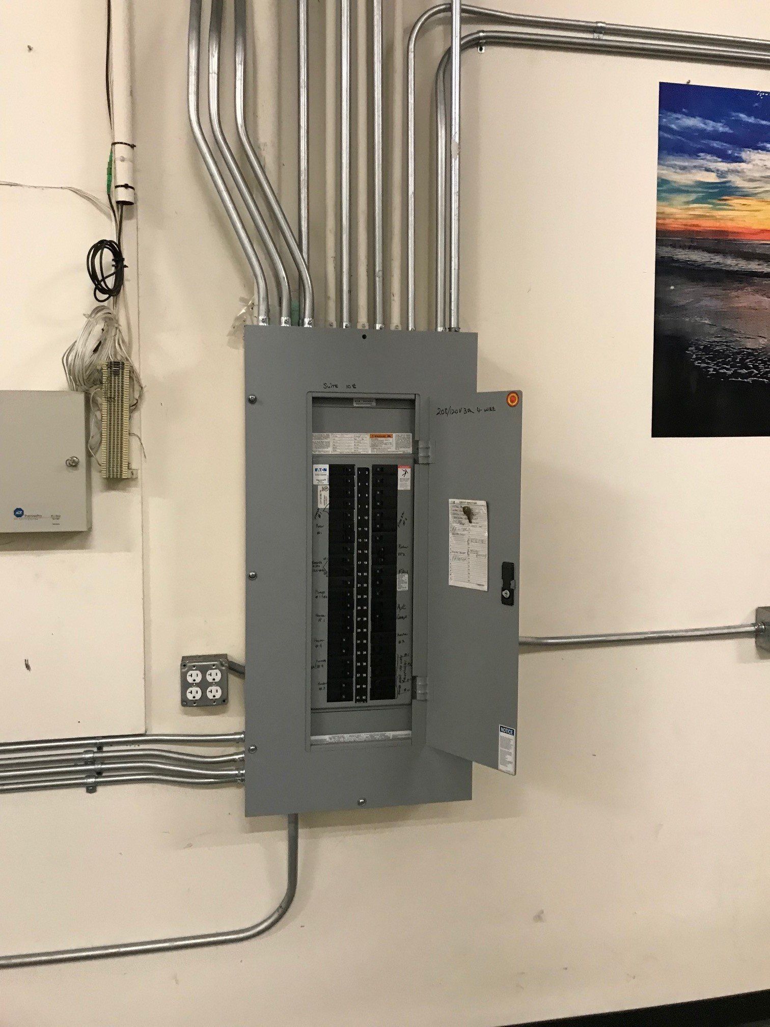Metal Tube Wiring and Circuit Breaker — Riverside, CA — Volt Tech Electric