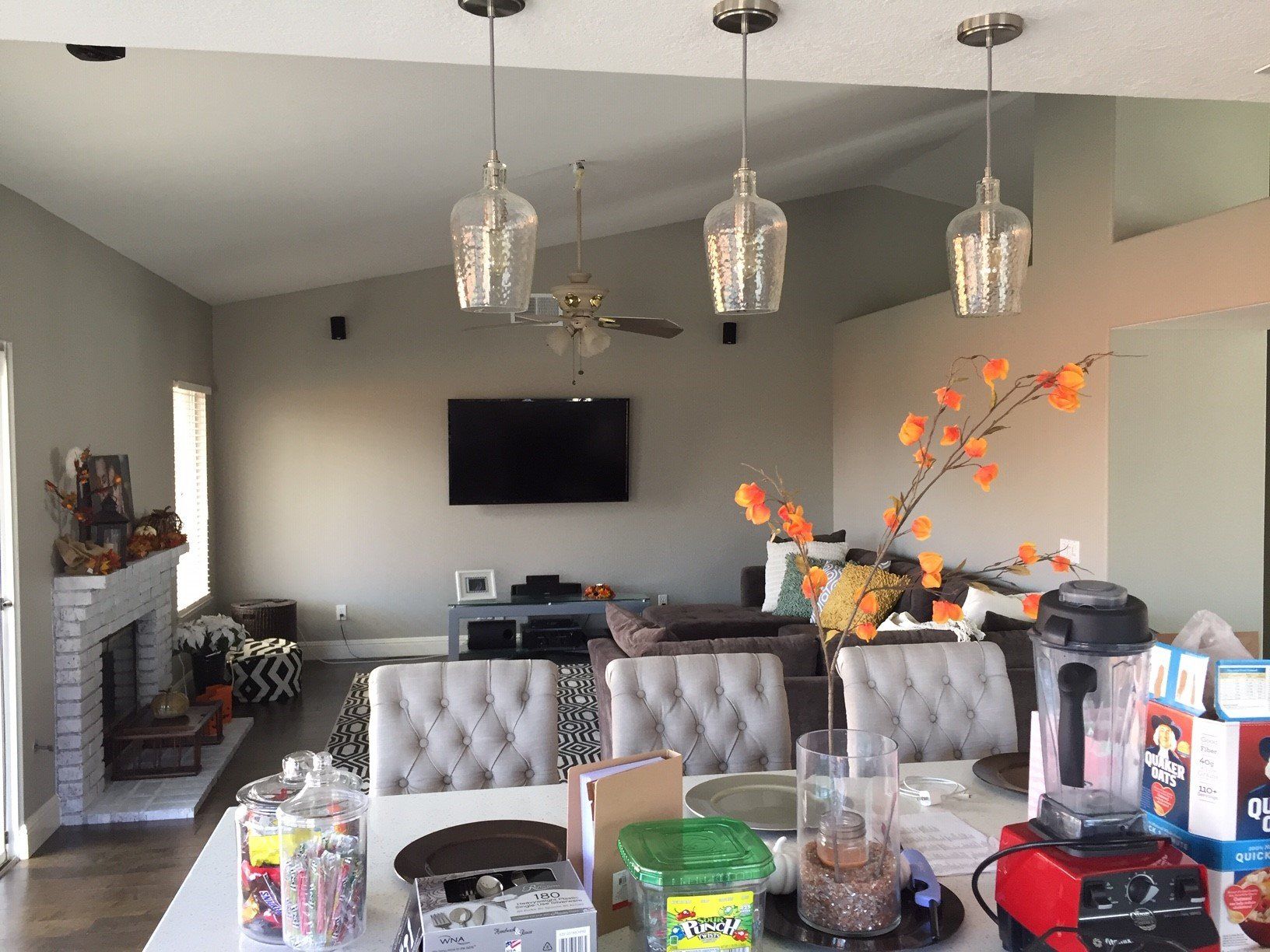 Dining and Living Room with Fancy Lights — Riverside, CA — Volt Tech Electric