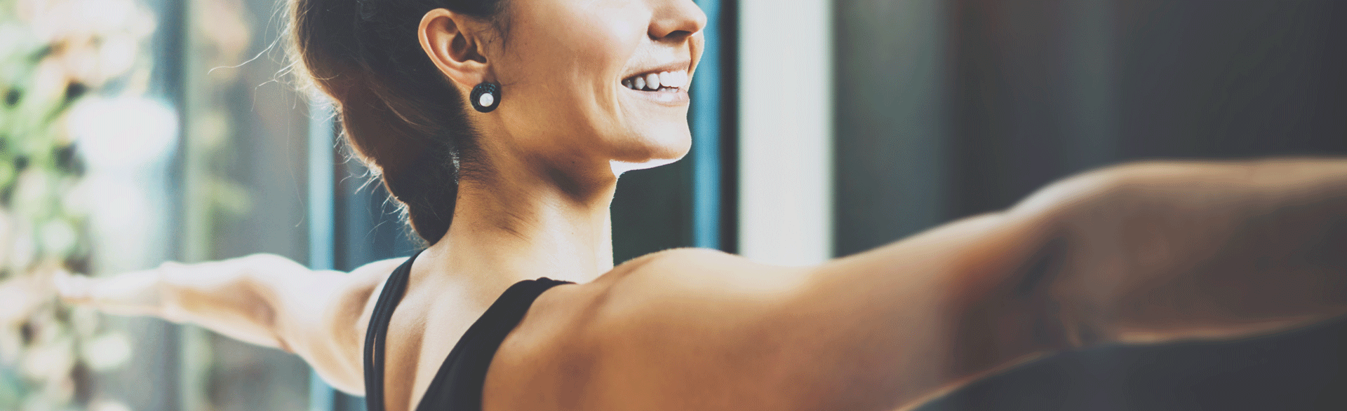 woman smiling