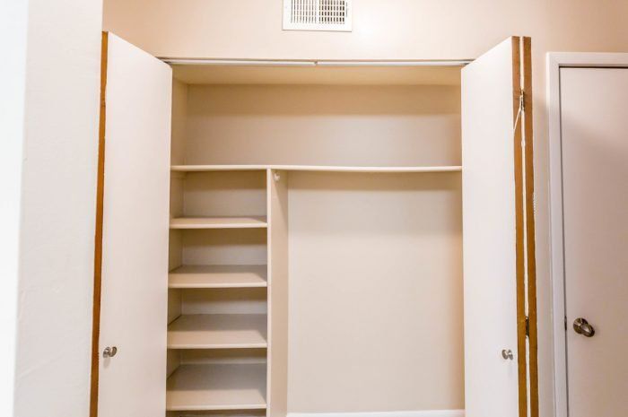 Closet in Pine Highland Apartment Homes