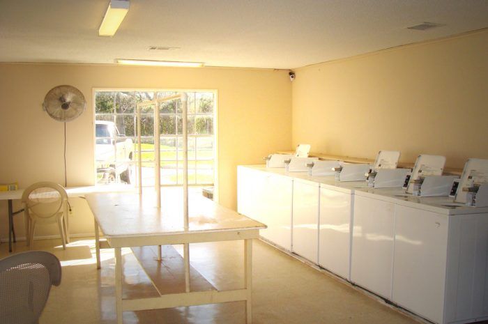 Laundry facilities for Heritage Apartments