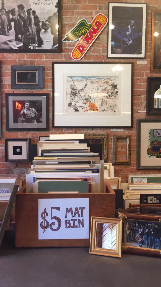 matted prints