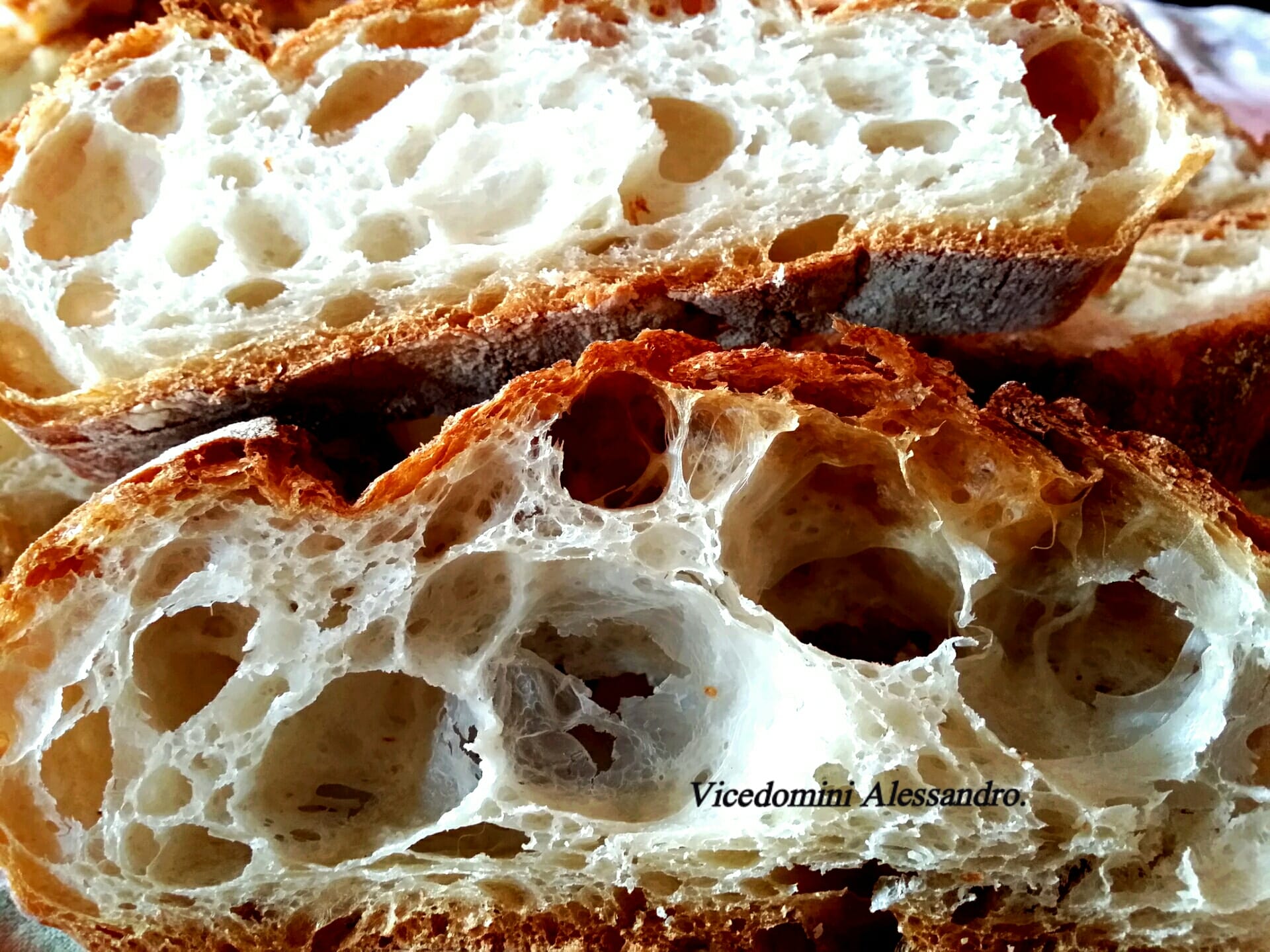 pane a lievitazione naturale del panificio