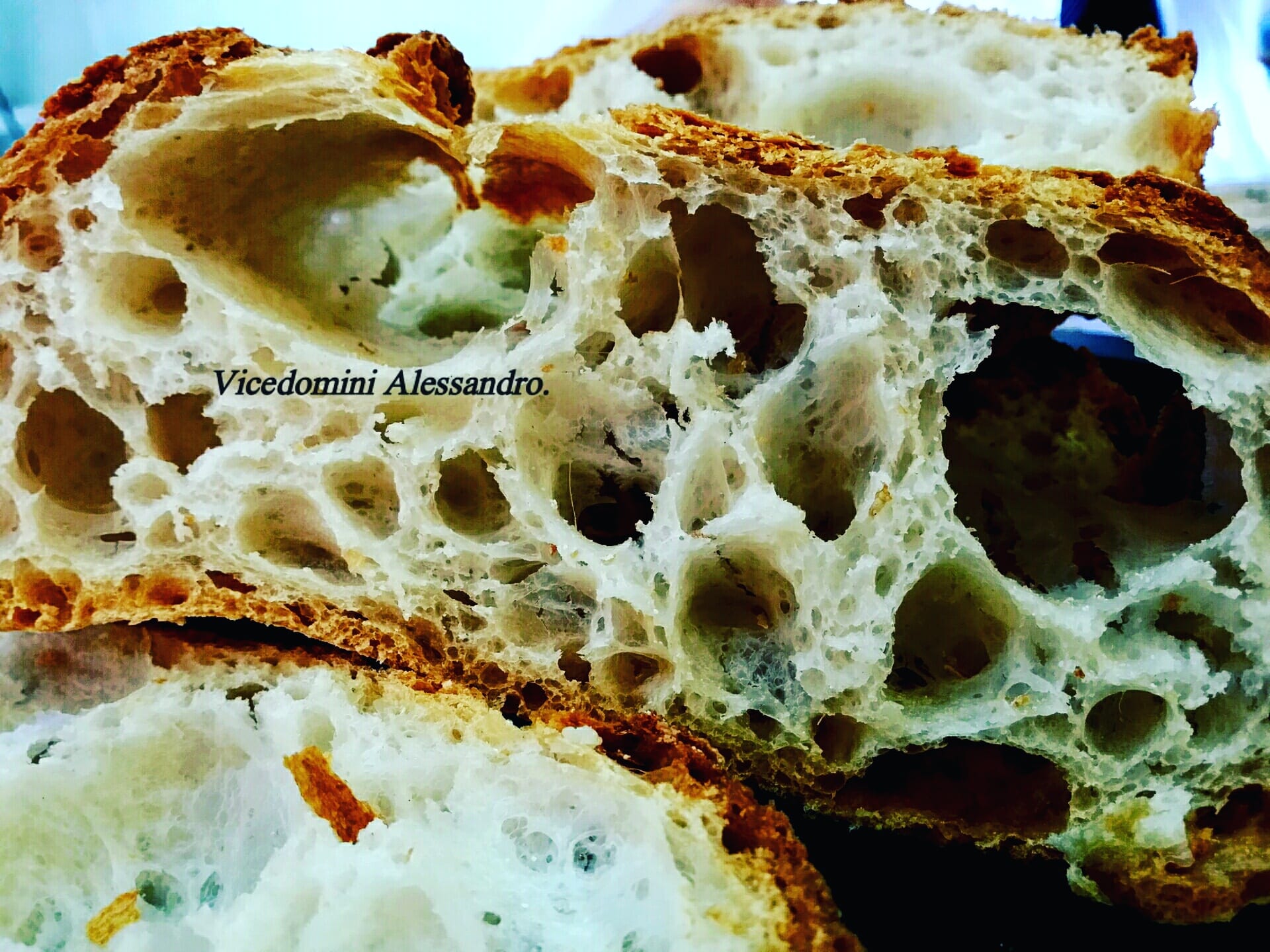 dettaglio lievitazione naturale pane
