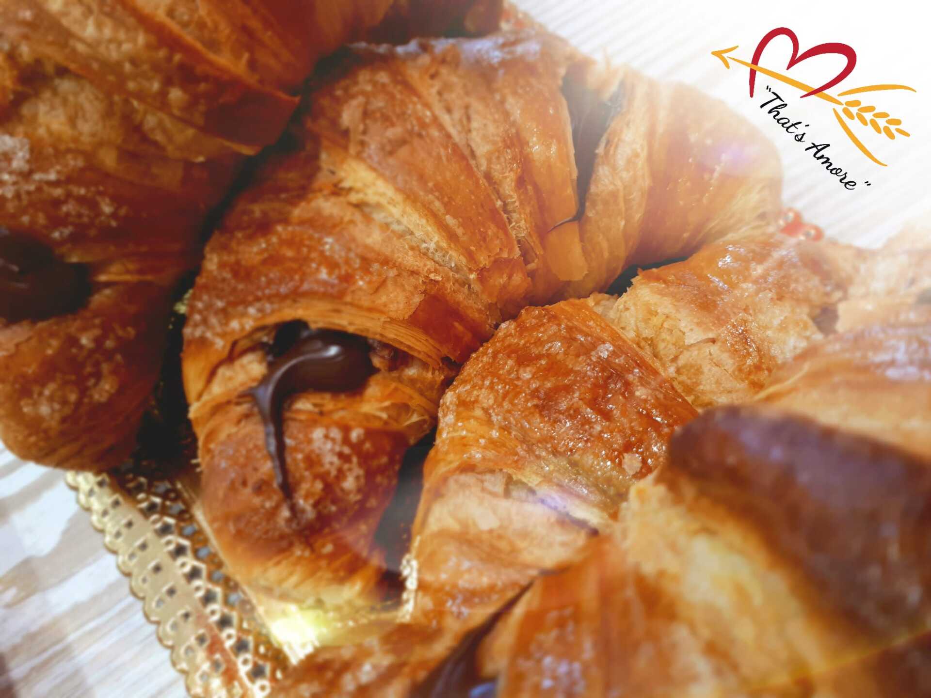croissant con crema