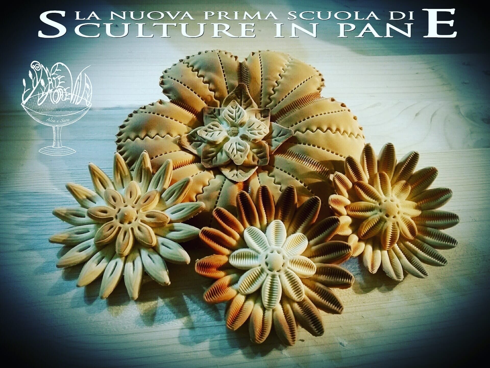 pane artistico a forma di stelle marine