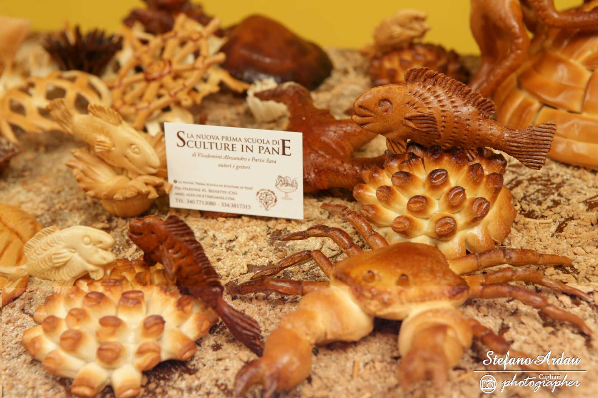pane artistico a forma di animali