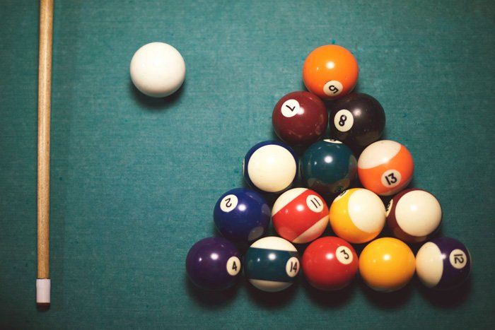 High Angle View Pool Table — Greenville, MI — Billiard Recovery Service High Angle View Pool Table — Greenville, MI — Billiard Recovery Service