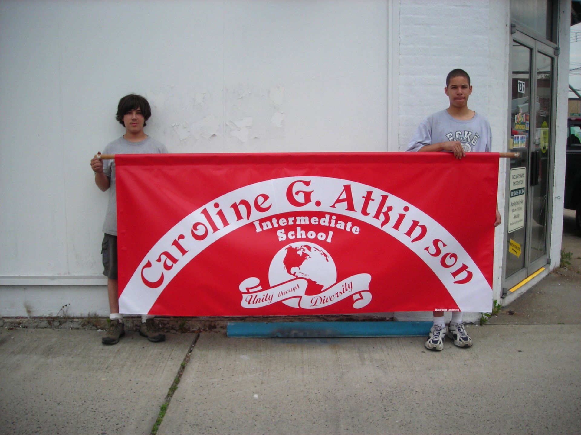 custom banner by dezant signs nassau county
