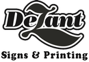 logo for Dezant signs and printing