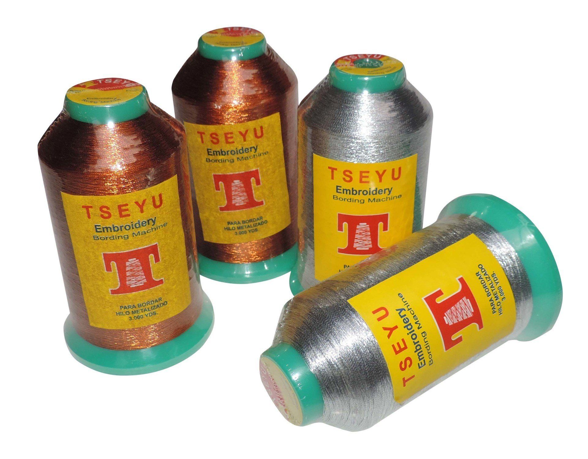 Texmundo Colombia SAS - Bordar 3000 YDS cobre y plateado