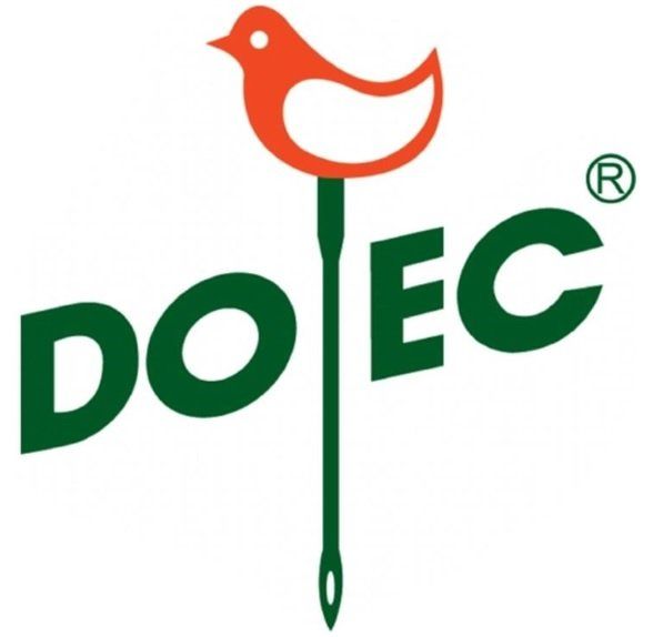 Green DOEC logo with an orange bird perched above the letters