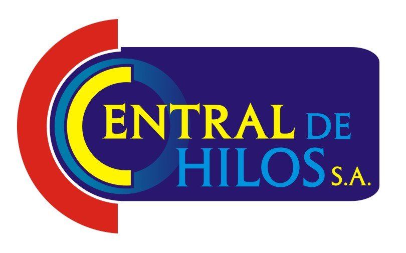 Logo de Central de Hilos S.A. en rojo, amarillo, azul y morado.