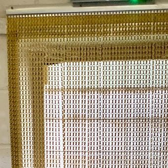 PVC curtains and chain links