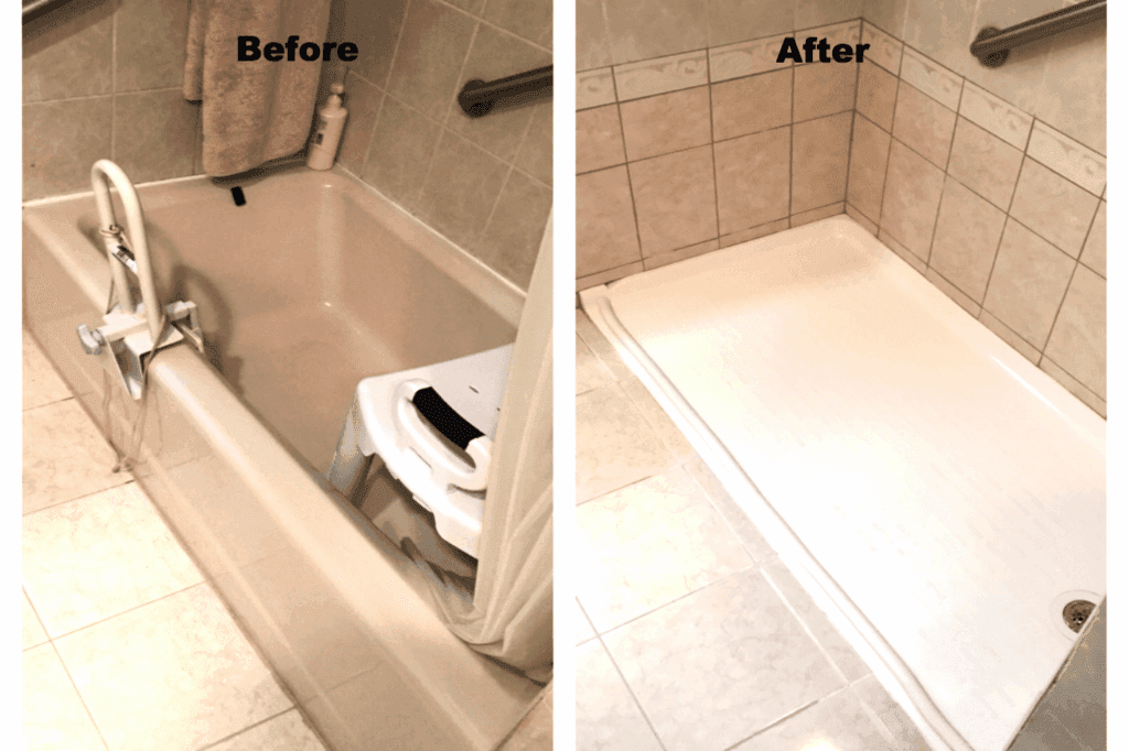 Tub to Shower Conversion